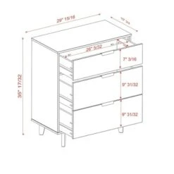 Mid-Century Modern Wood 3 Drawer Dresser - Saracina Home 9 Mid-Century Modern Wood 3 Drawer Dresser - Saracina Home -Saracina Home Shop GUEST 03e71391 f4a0 4958 bf65 fd389a4c2c88