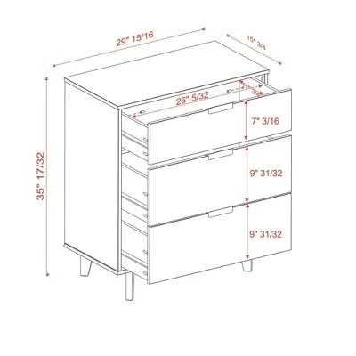 Mid-Century Modern Wood 3 Drawer Dresser - Saracina Home Mid-Century Modern Wood 3 Drawer Dresser - Saracina Home -Saracina Home Shop GUEST 03e71391 f4a0 4958 bf65 fd389a4c2c88