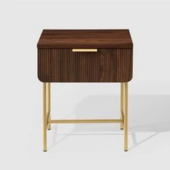 Modern Reeded 1 Drawer Side Table - Saracina Home 10 Modern Reeded 1 Drawer Side Table - Saracina Home -Saracina Home Shop GUEST 0450f360 3922 4f26 be06 6b3174d6d3e0