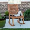 Bamberg Transitional Acacia Wood Outdoor Rocking Chair - Saracina Home -Saracina Home Shop GUEST 0535600d 60db 430b 83ed 20142b9ab62b
