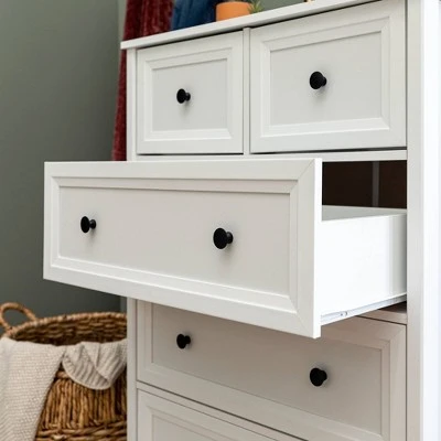 Farmhouse 5 Drawer Grooved Tall Storage Dresser White - Saracina Home Farmhouse 5 Drawer Grooved Tall Storage Dresser White - Saracina Home -Saracina Home Shop GUEST 05911d78 5a57 43db 9d61 d2cb5816cf18