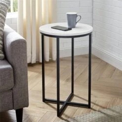 Vivian Glam X Leg Round Side Table - Saracina Home -Saracina Home Shop GUEST 06a5ab93 ebae 443f ac1e 29f597adbbd1