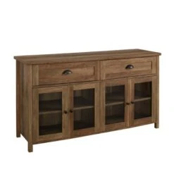 Millia Transitional Farmhouse 4 Door Sideboard With Glass Panels - Saracina Home 10 Millia Transitional Farmhouse 4 Door Sideboard With Glass Panels - Saracina Home -Saracina Home Shop GUEST 072d6b7b 7d7b 469e 910a 77bb30f26747