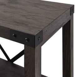 64" Sophie Industrial X Frame Bookshelf - Saracina Home -Saracina Home Shop GUEST 0745568e 72d2 4e7c 879f f86de3346bde