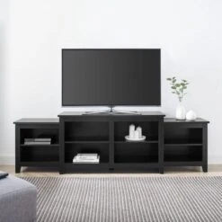 Leveled Classic Tiered Top TV Stand For TVs Up To 50" - Saracina Home