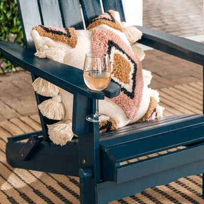 Genovia Transitional Acacia Wood Outdoor Adirondack Chair with Wine Holder - Saracina Home Genovia Transitional Acacia Wood Outdoor Adirondack Chair With Wine Holder - Saracina Home -Saracina Home Shop GUEST 07ef12dd de93 4c5d 9e7a ebe7da2451be