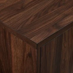 Modern Vinyl Record Player Storage TV Stand For TVs Up To 65" Dark Walnut - Saracina Home -Saracina Home Shop GUEST 08eece8e ecdd 465b 8235 a1c4e158bb69