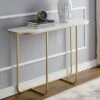 Megan Modern Glam Curved Console Table Faux White Marble/Gold - Saracina Home 2 Megan Modern Glam Curved Console Table Faux White Marble/Gold - Saracina Home -Saracina Home Shop GUEST 0a0fd437 11e0 454c a95a 608e2f1b8d14