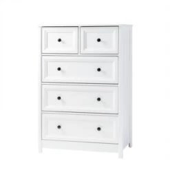 Farmhouse 5 Drawer Grooved Tall Storage Dresser White - Saracina Home 6 Farmhouse 5 Drawer Grooved Tall Storage Dresser White - Saracina Home -Saracina Home Shop GUEST 0b48f0f1 cf3b 47d7 a233 d6b779cc8029