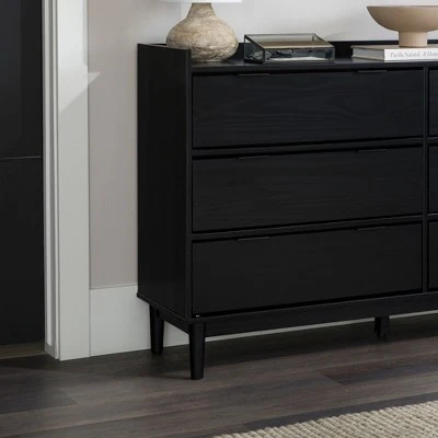 Mid-Century Modern Solid Wood 6 Drawer Double Dresser - Saracina Home Mid-Century Modern Solid Wood 6 Drawer Double Dresser - Saracina Home -Saracina Home Shop GUEST 0d3deb4d 8597 4f72 8143 ca6f1c61edb4