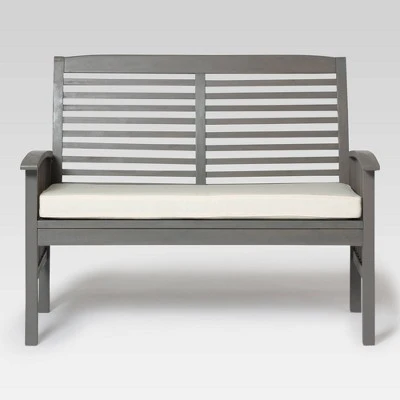 Ravenscroft Modern Boho Acacia Wood Slatted Outdoor Loveseat with Cushion - Saracina Home Ravenscroft Modern Boho Acacia Wood Slatted Outdoor Loveseat With Cushion - Saracina Home -Saracina Home Shop GUEST 0dbd203a 5897 40bc 8b63 d1f8169219b7