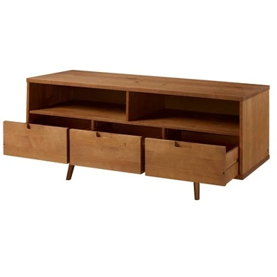 Cara Mid-Century Modern 3 Drawer TV Stand for TVs up to 65" - Saracina Home Cara Mid-Century Modern 3 Drawer TV Stand For TVs Up To 65" - Saracina Home -Saracina Home Shop GUEST 0e714800 a100 48a4 b268 40d5b58b3806