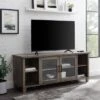 Rustic Transitional 2 Door TV Stand For TVs Up To 65" - Saracina Home