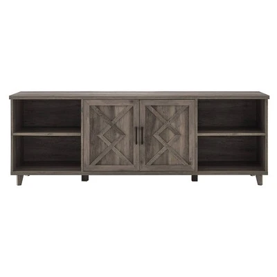 Whitton Modern Transitional Geometric 2 Door TV Stand for TVs up to 80" - Saracina Home Whitton Modern Transitional Geometric 2 Door TV Stand For TVs Up To 80" - Saracina Home -Saracina Home Shop GUEST 106dc007 6ac2 4f01 bef7 4152e83744e1