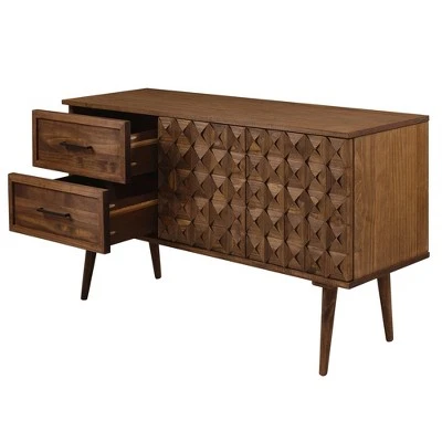 58" Modern Boho Solid Pine Wood Closed Storage Sideboard Brown - Saracina Home 58" Modern Boho Solid Pine Wood Closed Storage Sideboard Brown - Saracina Home -Saracina Home Shop GUEST 1128d70c b8cd 49b7 a464 ec28ab90f542