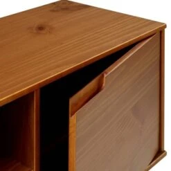 Solid Wood Mid-Century Modern TV Stand For TVs Up To 80" - Saracina Home 14 Solid Wood Mid-Century Modern TV Stand For TVs Up To 80" - Saracina Home -Saracina Home Shop GUEST 1230d599 1ffc 49f5 88b2 9c14434896a7