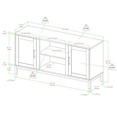 Pierceton Modern Double Glass Door with Metal Legs TV Stand for TVs up to 58" White - Saracina Home Pierceton Modern Double Glass Door With Metal Legs TV Stand For TVs Up To 58" White - Saracina Home -Saracina Home Shop GUEST 174f6eb3 691f 47d2 8c7e f1c92dcee110
