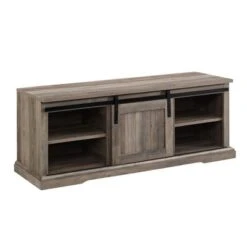 48" Transitional Sliding Door Wood And Metal Bench - Saracina Home 16 48" Transitional Sliding Door Wood And Metal Bench - Saracina Home -Saracina Home Shop GUEST 18543d61 45d3 4724 83ea 0f23c1e95b21