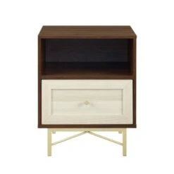 Jones Modern 1 Drawer Nightstand With Cubby - Saracina Home -Saracina Home Shop GUEST 1953cdc9 c49e 40f2 858e 89622268d814