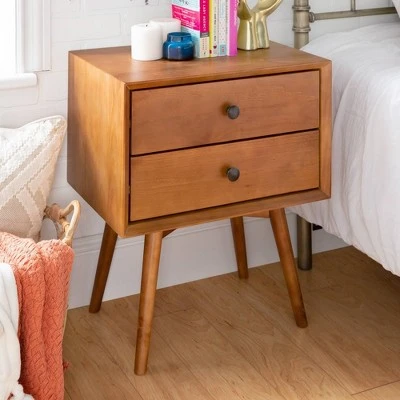Greenberg 2 Drawer Mid-Century Modern Solid Wood Nightstand - Saracina Home Greenberg 2 Drawer Mid-Century Modern Solid Wood Nightstand - Saracina Home -Saracina Home Shop GUEST 19648cd2 d773 470d 9347 8ca23f8db7a9