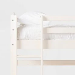 Twin Solid Pine Wood Low Loft Bed White - Saracina Home -Saracina Home Shop GUEST 1bb06797 88bb 4980 a71c 60a5b94d8af6
