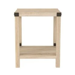 Sophie Rustic Industrial X Frame Side Table - Saracina Home