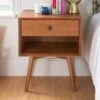 Greenberg 1 Drawer Mid-Century Modern Solid Wood Nightstand - Saracina Home 2 Greenberg 1 Drawer Mid-Century Modern Solid Wood Nightstand - Saracina Home -Saracina Home Shop GUEST 203abc16 9b7b 4d06 ae04 ccc2827fa5e7