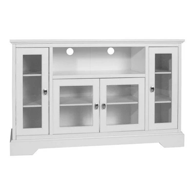 Glass Door Traditional Highboy TV Stand for TVs up to 58" - Saracina Home Glass Door Traditional Highboy TV Stand For TVs Up To 58" - Saracina Home -Saracina Home Shop GUEST 20444c99 6ff6 457c 8b8f 5a083fc3ba5d