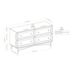 Jones Horizontal Modern 4 Drawer Dresser - Saracina Home 7 Jones Horizontal Modern 4 Drawer Dresser - Saracina Home -Saracina Home Shop GUEST 210e2230 adab 4062 b8e7 99b70cedff26
