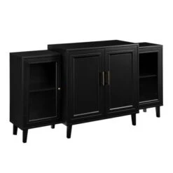 62" 4 Door Tiered Modern Sideboard - Saracina Home -Saracina Home Shop GUEST 210f9e5c 2d9f 4de5 90dd edd6df875636