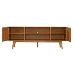 Solid Wood Mid-Century Modern TV Stand For TVs Up To 80" - Saracina Home 16 Solid Wood Mid-Century Modern TV Stand For TVs Up To 80" - Saracina Home -Saracina Home Shop GUEST 21c882f2 4627 4d0e a364 30f5fcdcd258