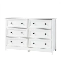 Classic 6 Drawer Groove Dresser White - Saracina Home -Saracina Home Shop GUEST 2436d3ff 3e1e 4375 9fe4 9504f56ce6f1