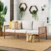 Saracina Home Modern Boho Eucalyptus Outdoor Spindle Sofa With Cushions -Saracina Home Shop GUEST 25891c08 5c62 4163 817a ce369b6dab3f