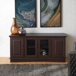 4 Door Closed Storage TV Stand For TVs Up To 55" - Saracina Home 4 4 Door Closed Storage TV Stand For TVs Up To 55" - Saracina Home -Saracina Home Shop GUEST 25bf1da1 c2cb 41ec 8c91 49c95c506608