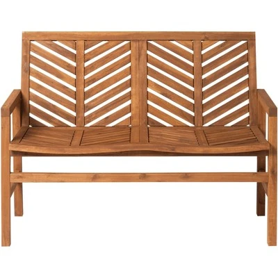 Slatted Chevron Acacia Wood Patio Loveseat – Saracina Home Slatted Chevron Acacia Wood Patio Loveseat – Saracina Home -Saracina Home Shop GUEST 25c90317 7c04 4747 aa66 bdafeed4aa1b