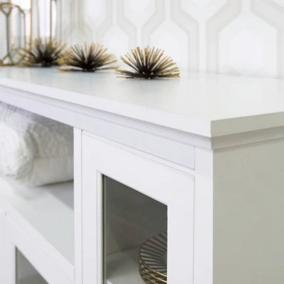 Glass Door Traditional Highboy TV Stand for TVs up to 58" - Saracina Home Glass Door Traditional Highboy TV Stand For TVs Up To 58" - Saracina Home -Saracina Home Shop GUEST 25d9e13d 97a7 43fb 8d6a 0a9f137bbc21