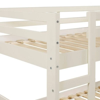 Twin Over Twin Indy Solid Wood Low Bunk Bed - Saracina Home Twin Over Twin Indy Solid Wood Low Bunk Bed - Saracina Home -Saracina Home Shop GUEST 263185e2 1b8b 413f b181 0cd5f99171c0