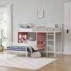 Twin Modern Cut-Out L-Shaped Metal Bunk Bed - Saracina Home -Saracina Home Shop GUEST 272401b4 012b 44ee 804f 07494c3d955a