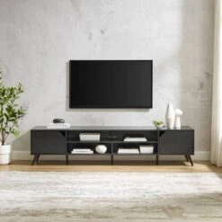 Mid-Century Modern Wide Storage TV Stand For TVs Up To 90" - Saracina Home 4 Mid-Century Modern Wide Storage TV Stand For TVs Up To 90" - Saracina Home -Saracina Home Shop GUEST 27fb03d5 403a 4ecc 9cc6 22626515827c
