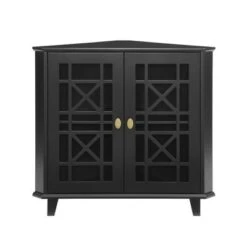 2 Door Corner Accent Cabinet With Fretwork Doors - Saracina Home 5 2 Door Corner Accent Cabinet With Fretwork Doors - Saracina Home -Saracina Home Shop GUEST 28fe5556 fd13 4741 9522 8e0abe2af5bd