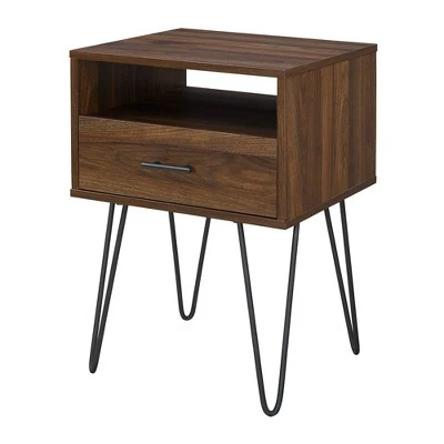 Amal Modern Single Drawer Hairpin Leg Nightstand - Saracina Home Amal Modern Single Drawer Hairpin Leg Nightstand - Saracina Home -Saracina Home Shop GUEST 29a09a09 5302 4c18 9d20 3110a1c0cd5d