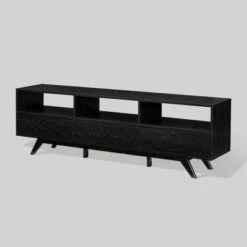 Mid-Century Modern Low TV Stand With Storage For TVs Up To 80" - Saracina Home -Saracina Home Shop GUEST 29d524b7 609e 41b9 bb86 2325379081e7