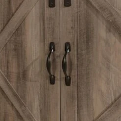 Clarabelle Double Sliding X Barn Door TV Stand For TVs Up To 80" - Saracina Home -Saracina Home Shop GUEST 2a8bd33f 13ee 4c5c 9c85 ac9ebeedc992