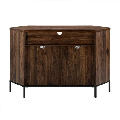 Corner TV Stand for TVs up to 55" with Metal Mesh Doors - Saracina Home Corner TV Stand For TVs Up To 55" With Metal Mesh Doors - Saracina Home -Saracina Home Shop GUEST 2a961035 d5a3 4d34 ab66 e128b780b33e