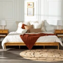 Boho Solid Wood King Platform Bed - Saracina Home 11 Boho Solid Wood King Platform Bed - Saracina Home -Saracina Home Shop GUEST 2b484637 caef 4c2f a8ec f88e052c940c
