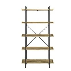 68" 5 Tray Shelf Urban Pipe X Back Bookshelf - Saracina Home 8 68" 5 Tray Shelf Urban Pipe X Back Bookshelf - Saracina Home -Saracina Home Shop GUEST 2cbd23e1 fd4e 4f90 8501 19a0b1d03ecd