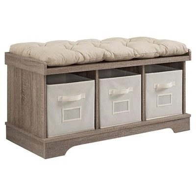 42" Upholstered Wood Entryway Bench with Storage - Saracina Home 42" Upholstered Wood Entryway Bench With Storage - Saracina Home -Saracina Home Shop GUEST 2e4527c1 2c36 43cf a91b afbef61b7a7a