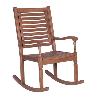 Bamberg Transitional Acacia Wood Outdoor Rocking Chair - Saracina Home Bamberg Transitional Acacia Wood Outdoor Rocking Chair - Saracina Home -Saracina Home Shop GUEST 2e795786 b46d 44dc 95a6 20e883d6c601