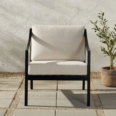 Saracina Home Mid-Century Modern Slatted Outdoor Acacia Arm Chair with Cushion Saracina Home Mid-Century Modern Slatted Outdoor Acacia Arm Chair With Cushion -Saracina Home Shop GUEST 2ec26f74 1dff 4fba b92f 5e63413a74af