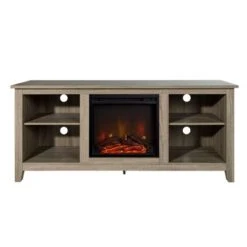 Ackerman Modern Transitional Fireplace TV Stand For TVs Up To 65" - Saracina Home -Saracina Home Shop GUEST 2ffca41e 96fb 4c88 8896 08b99396b378
